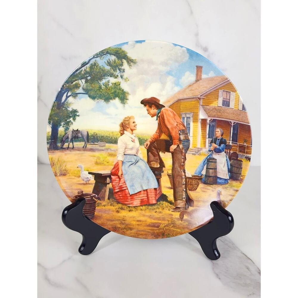 Oklahoma What A Beautiful Mornin Year 1985 Fine China 8 1/2" Wall Decor Plate